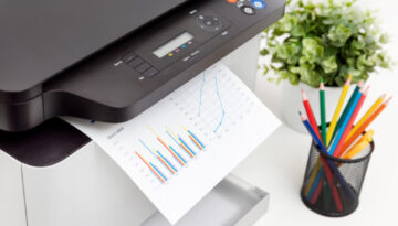 Printer, copier device in office